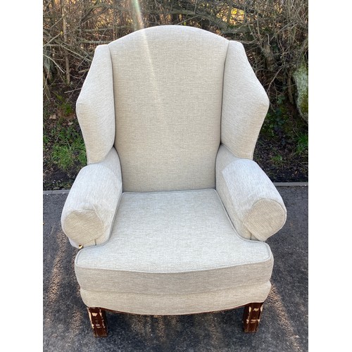 622 - Upholstered fireside chair