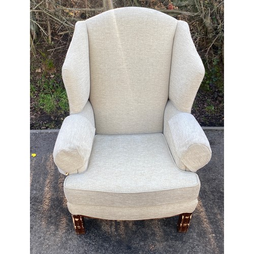 622 - Upholstered fireside chair