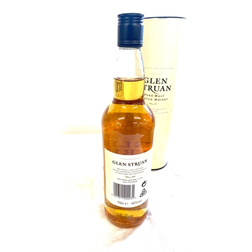 129 - A Glen Struan pure malt Scotch whiskey, Boxed sealed bottle of Tobermory single malt whiskey, Aged 1... 