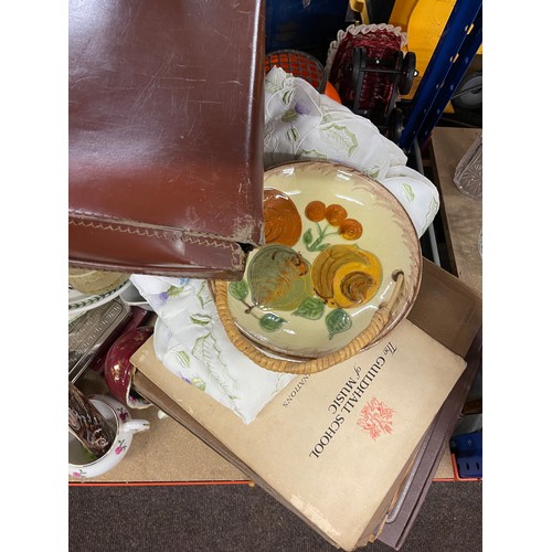 351 - Large selection of miscellaneous includes pottery, glassware etc