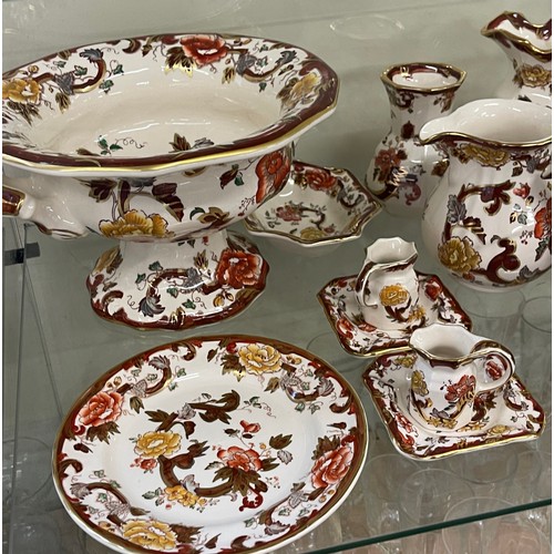 393 - Selection of vintage Masons pottery to include pieces from the Brown Velvet and Mandalay range