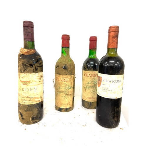 113 - Seven bottle of vintage and later wine includes 2001 Villa Iconia, Claret, Yarden, Fitou etc