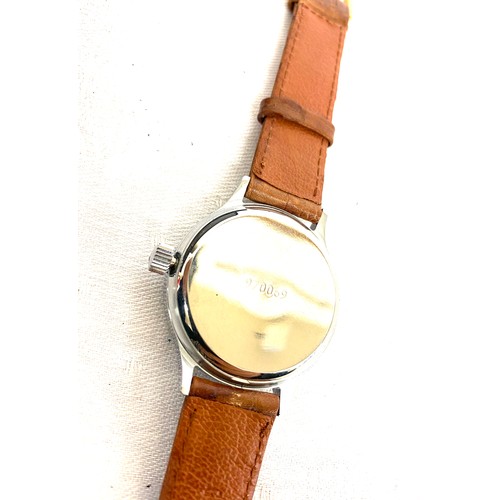 469 - Vintage cased Novet mockea gents wristwatch, untested