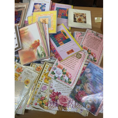 363 - Large selection of brand new Mothers day cards includes for a special mum etc, approx 210 cards