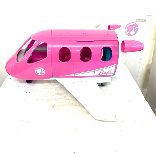 324 - Vintage Barbie aeroplane, approximate measurements: 28 x 14 inches (missing black door)