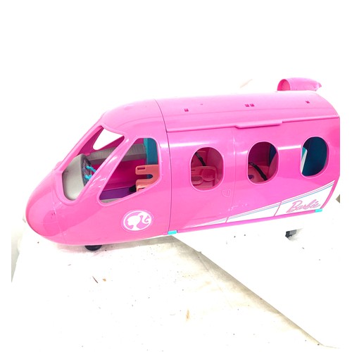 324 - Vintage Barbie aeroplane, approximate measurements: 28 x 14 inches (missing black door)