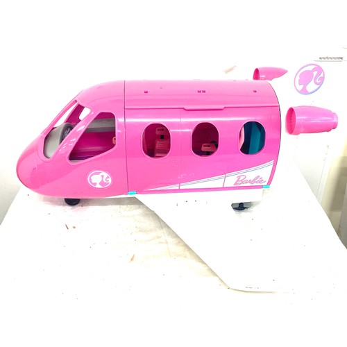 324 - Vintage Barbie aeroplane, approximate measurements: 28 x 14 inches (missing black door)