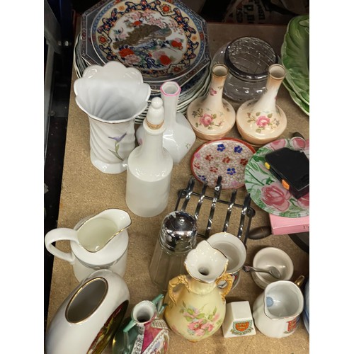 374 - Large selection of assorted miscellaneous includes candle sticks, jugs, pottery etc