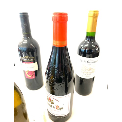 33 - 6 Bottles of assorted wine includes cotes du rhone, Pinotage, Libaio, Chateau des maze etc