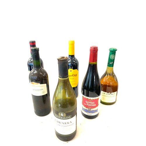 116 - 6 Bottles of assorted wine includes Camp viejo, Cotes de rhone, Saint germain, J.P Chenet etc