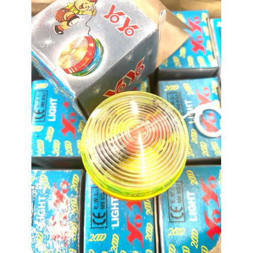 57 - Selection of vintage boxed light up yo yos, approx 40