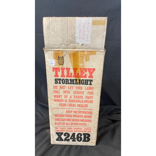 59 - Vintage original boxed Tilley lamp, stormlight, x246B