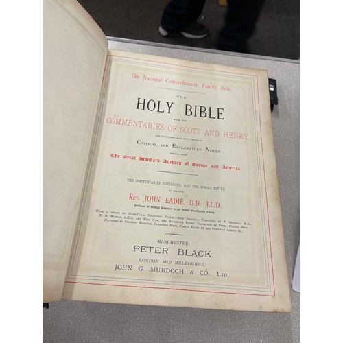 11 - Vintage Family bible Holy Bible by Peter Black