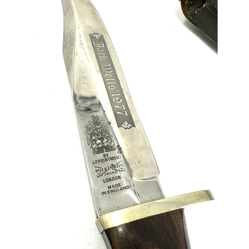 68 - Jack wells 1977 Bowie knife by Wilkinson sword london