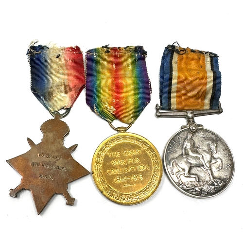 70 - ww1 trio medals to t3-024315 dvr h.g.alden a.s.c