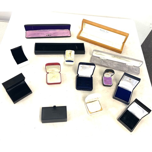 110 - Selection of empty jewellery boxes