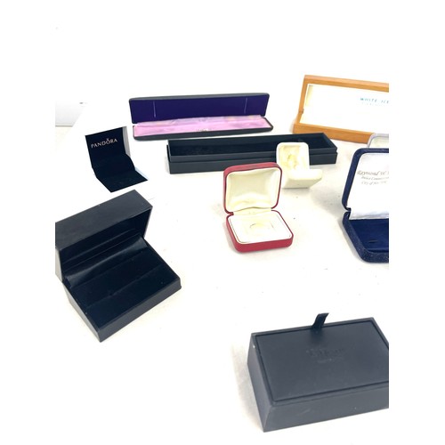 110 - Selection of empty jewellery boxes