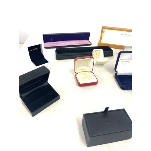 110 - Selection of empty jewellery boxes