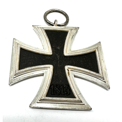 21 - ww2 German iron cross 2nd class ring stamp maker L/11