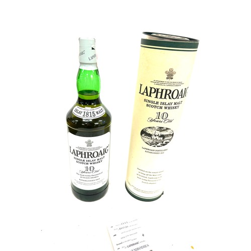 17 - Cased Laphroaig 10 years old whisky