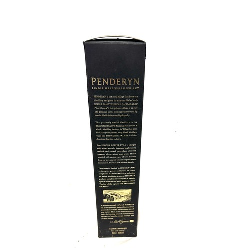 23 - Cased Penderyn 46% single mal whisky 75cl