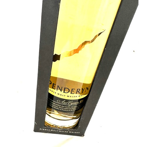 23 - Cased Penderyn 46% single mal whisky 75cl