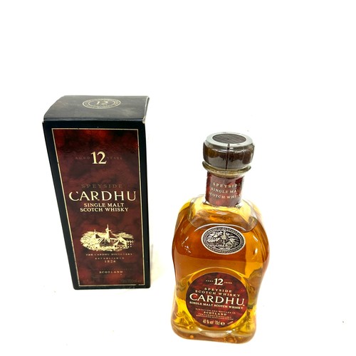 12 - Cased Cardhu aged 12 years single malt whisky