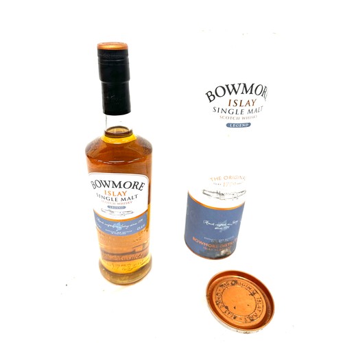 140 - Cased Bowmore islay single malt scotch whisky