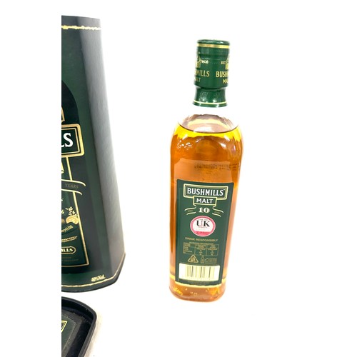 30 - Cased Bushmills malt whisky ages 10 years