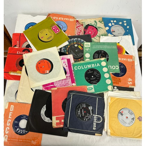 155 - Selection of UK 45rpm Record singles 70s/ 80s. 90s approx 50 in total