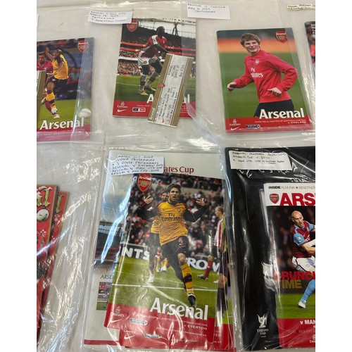 310 - Selection of vintage football programs includes Arsenal etc