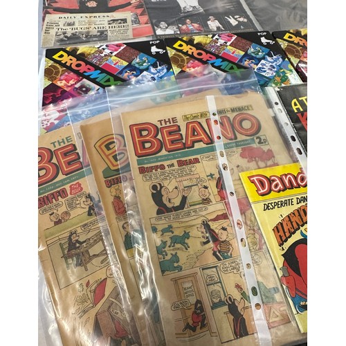 161 - Selection of vintage Annuals includes Beano, Jackson 5, the express Century etc