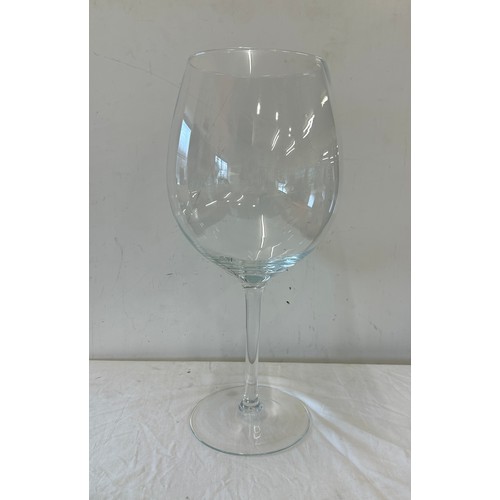 118 - Large decorative wine glass 20 inches tall 7 inches diameter