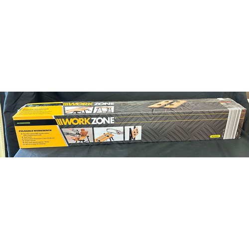 290 - Boxed Workzone folding work bench