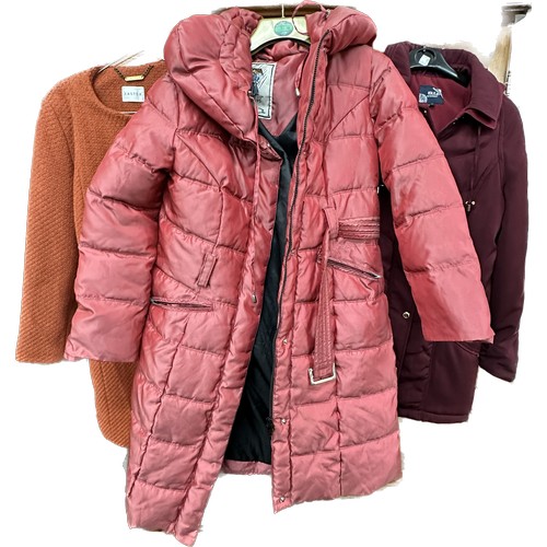 332 - Selection of 3 ladies coats includes 4 seasons, east EX etc