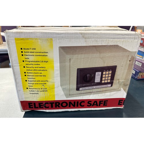 266 - Brand new in box electronic safe