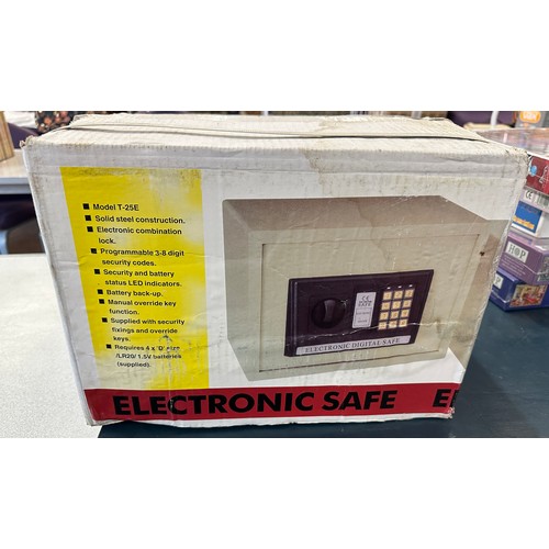 266 - Brand new in box electronic safe