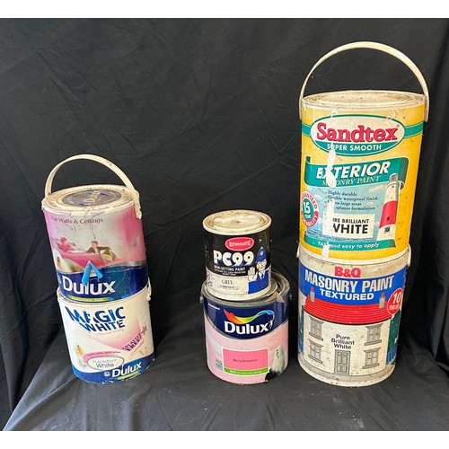 286 - Large selection of assorted paint includes Dulux etc