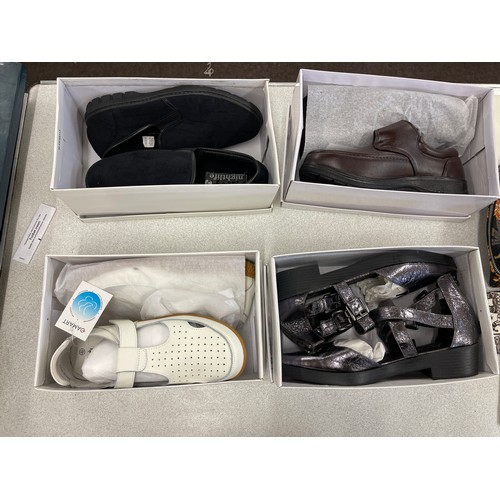 176 - Selection of items includes new in box shoes, Hugo boss Wallet, Hat box etc