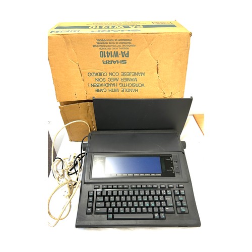 274 - Sharp pa_w1410 type writer with box- untested