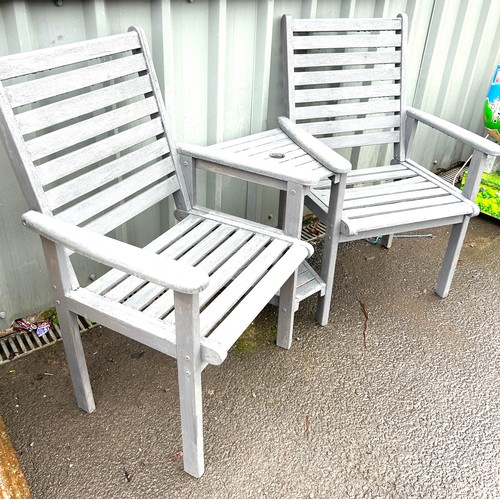 101Y - Two seater garden table and bench set