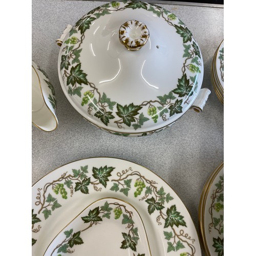 528 - Wedgwood Santa Clara pattern part dinner service to include meat plates, gravy jug, tureens etc