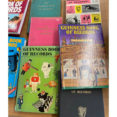 227 - Large selection of Guinness Book of Records from 1993, 1985, 1983, 1982, 1977 etc