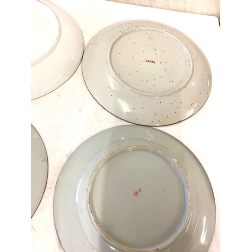 527 - Ten oriental collectors plates- marks to some of the bases