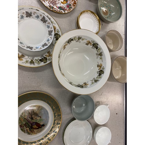 317 - Selection miscellaneous to include named pottery  Royal Doulton, Spode, glassware etc