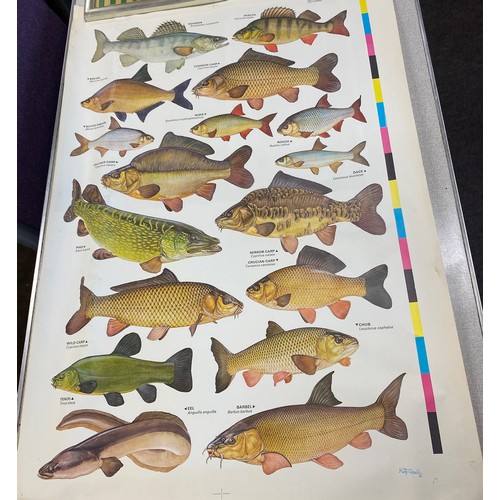 197 - The complete angler by Keith Linsell poster measures approx 37.5 inches by 24.5 wide