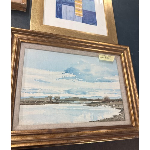 11 - Selection of framed prints to include water colour paintings by J. Boak, R. Hall and Croe etc