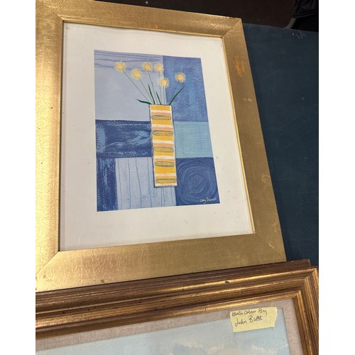 11 - Selection of framed prints to include water colour paintings by J. Boak, R. Hall and Croe etc