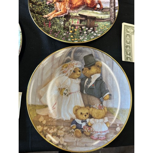 147 - Selection of assorted collectors plates includes Just married, Creatures great, Enter the ark, The V... 