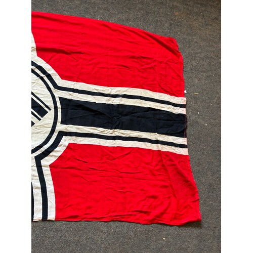 179 - Original WWII German Nazi battle flag, approximate measurement: 88cm by 130cm